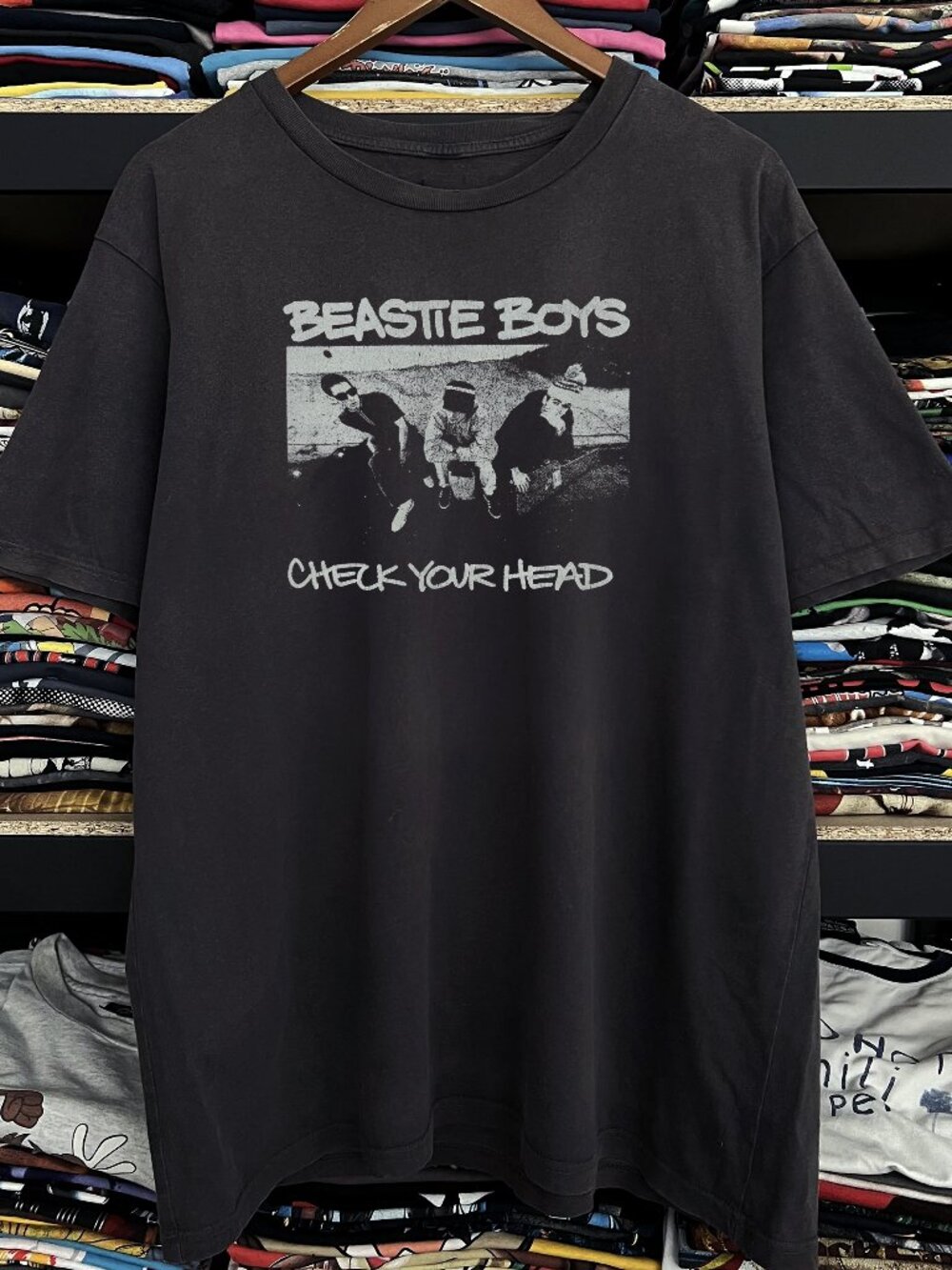 90s Beastie Boys Check Your Head Promo Black Tee